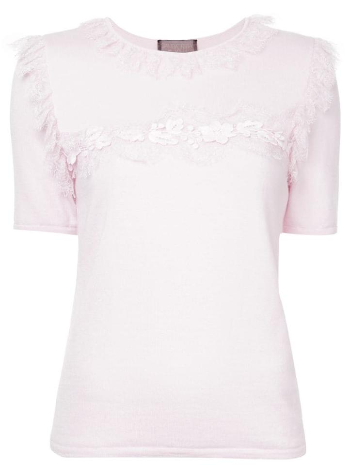 Giambattista Valli Short Sleeve Top - Pink