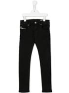 Diesel Kids 'sleenker' Jeans, Girl's, Size: 6 Yrs, Black