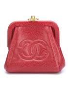 Chanel Vintage Logo Purse, Women's, Red