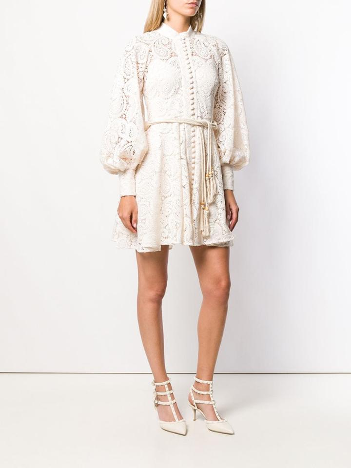 Zimmermann Amari Paisley Dress - White