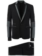 Philipp Plein 'melton' Blazer, Men's, Size: 48, Black, Viscose/polyamide/spandex/elastane