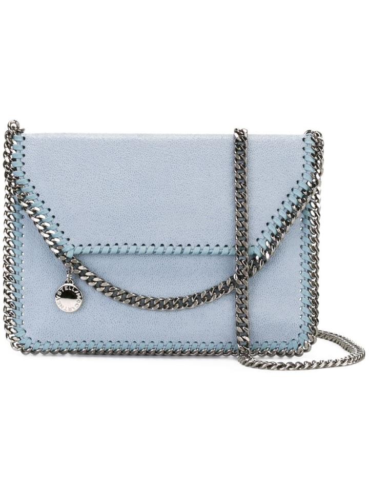Stella Mccartney 'falabella Shaggy Deer' Crossbody Bag, Women's, Blue, Polyester/metal