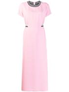 Ermanno Scervino Short-sleeved Midi Dress - Pink
