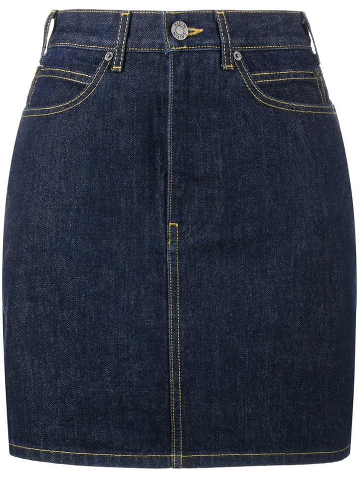 Calvin Klein 205w39nyc Mini Denim Skirt - Blue