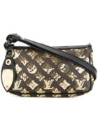 Louis Vuitton Vintage Sequin Monogram Pochette Bag - Black