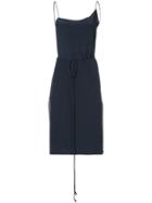 Kacey Devlin Asymmetrical Wrap Dress - Blue