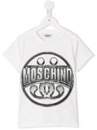Moschino Kids Logo Print T-shirt, Boy's, Size: 8 Yrs, White