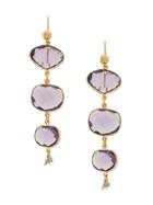 Gas Bijoux Silene Earrings - Pink & Purple