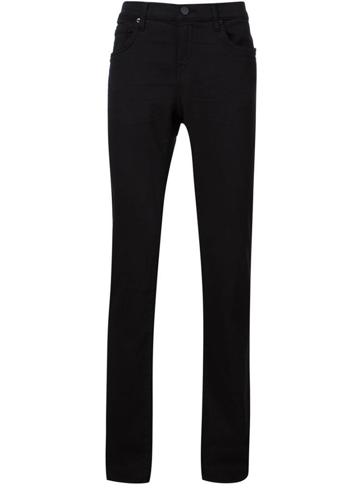 J Brand Slim Fit Jeans, Men's, Size: 31, Black, Cotton/lyocell/polyester/spandex/elastane