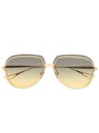 Dita Eyewear Nightbird Three Sunglasses - Gold
