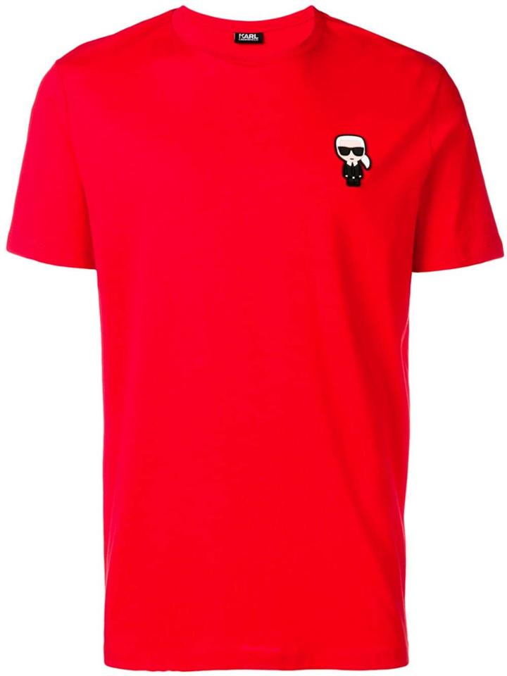 Karl Lagerfeld Karl Patch T-shirt - Red