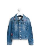 Diesel Kids Patchwork Denim Jacket