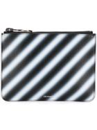 Off-white Diagonal Spray Pouch - Black