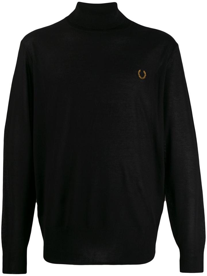 Fred Perry Miles Kane Rollneck Jumper - Black