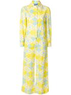 William Vintage Twiggy Print Jumpsuit - Yellow & Orange