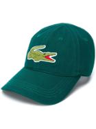 Lacoste Logo Print Baseball Cap - Green