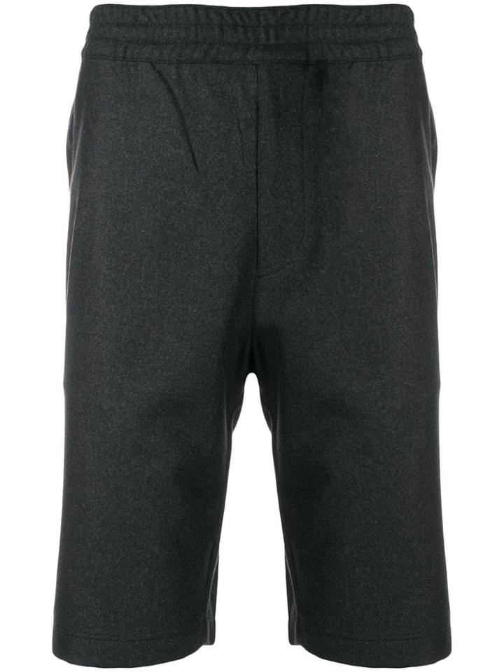 Prada Wide-leg Knee-length Shorts - Black