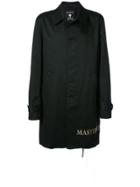Mastermind Japan Boxy Skull Print Coat - Black