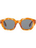 Burberry Eyewear Geometric Frame Sunglasses - Brown