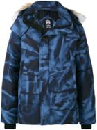 Canada Goose Printed Hooded Jacket - Blue