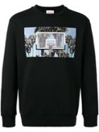 Palm Angels Buzer Beater Sweatshirt, Men's, Size: Small, Black, Cotton/spandex/elastane