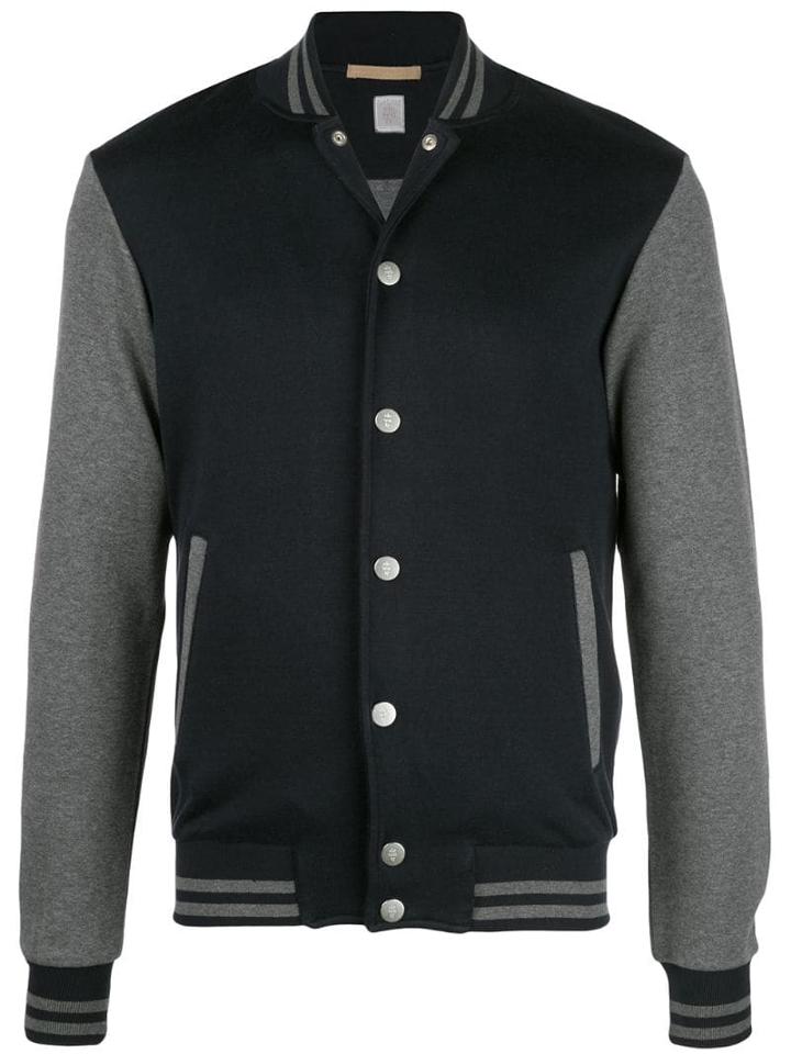 Eleventy Button-up Jacket - Blue
