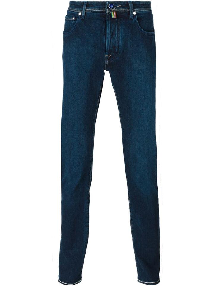 Jacob Cohen Slim Fit Jeans, Men's, Size: 37, Blue, Cotton/polyurethane