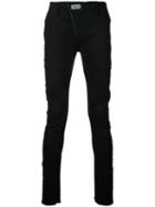 Fagassent - Crawling Cut Skinny Trousers - Men - Cotton/linen/flax - 4, Black, Cotton/linen/flax