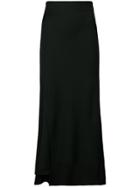 Zero + Maria Cornejo Side Slit Long Skirt - Black