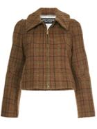 Junya Watanabe Comme Des Garçons Vintage Tweed Effect Cropped Jacket -