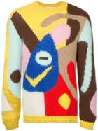 Walter Van Beirendonck Vintage Abstract Knitted Jumper - Multicolour