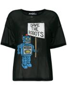 Jeremy Scott Save The Roots Sheer T-shirt - Black