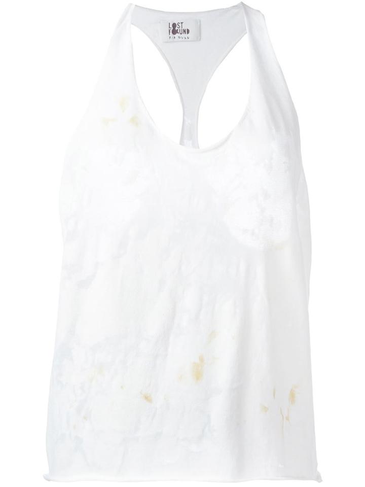 Lost & Found Ria Dunn Thin Camisole, Women's, Size: Medium, White, Cotton/polyester