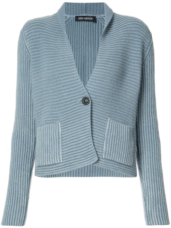 Iris Von Arnim - Cashmere Shila Cardigan - Women - Cashmere - M, Blue, Cashmere