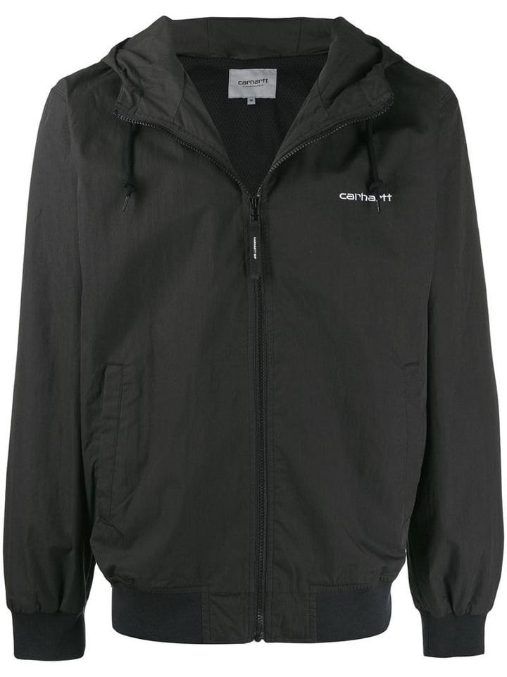 Carhartt Wip Hooded Bomber Jacket - Black
