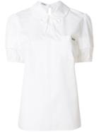 Miu Miu Peter Pan Collared Blouse - White