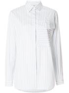 Marco De Vincenzo Pocket Striped Shirt - Blue