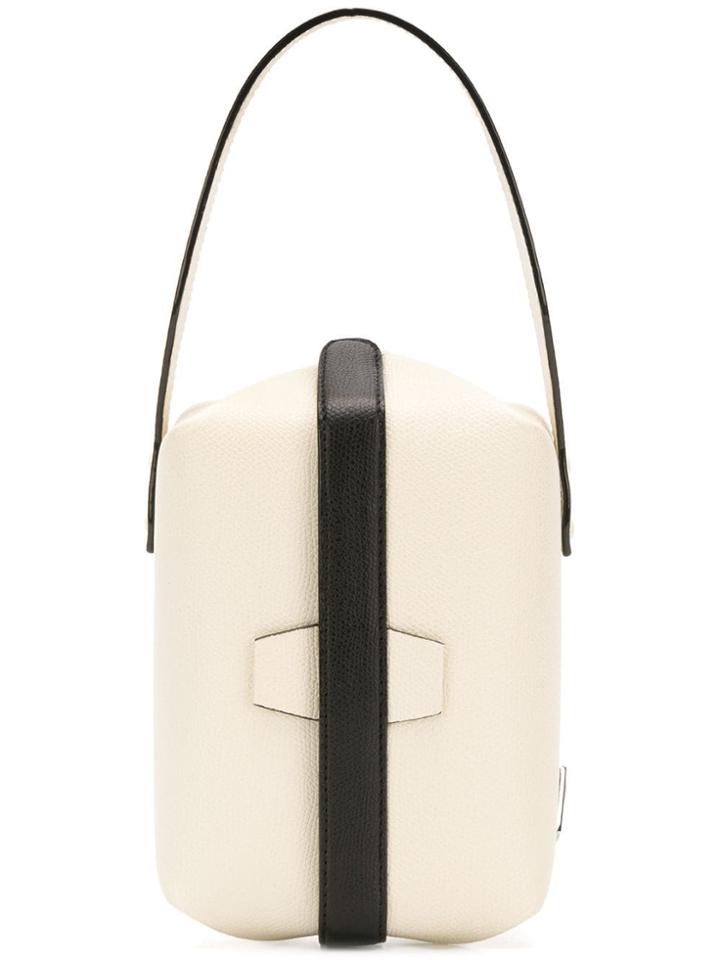 Valextra Mini Box Tote - Neutrals