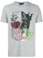 Alexander Mcqueen Signature Printed T-shirt - Grey