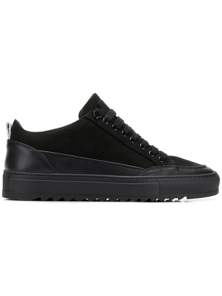 Mason Garments Panelled Sneakers - Black