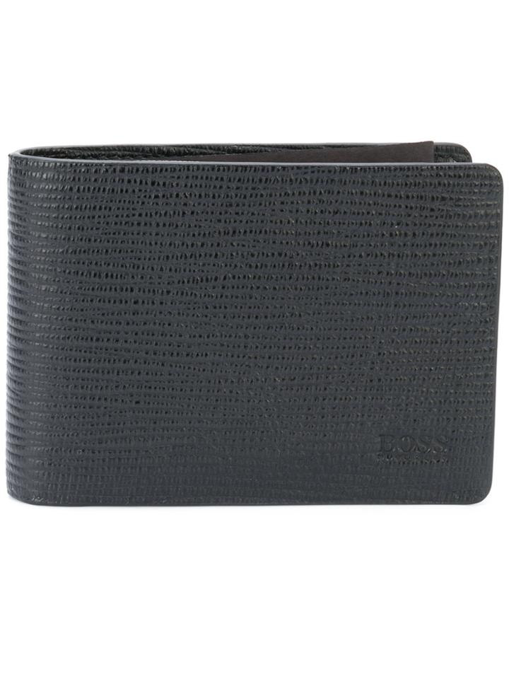 Boss Hugo Boss Pebbled Logo Wallet - Black