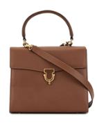 Céline Pre-owned Logo Clasp Tote - Brown