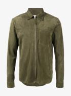 Our Legacy Suede Shirt Jacket, Men's, Size: 50, Green, Leather