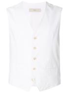 Briglia 1949 V-neck Gilet - White