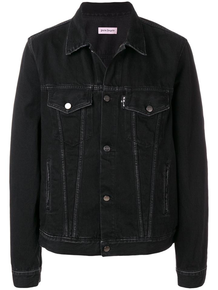 Palm Angels Ruin Everything Club Denim Jacket - Black