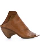 Marsèll Open Toe Asymmetric Sandals - Brown
