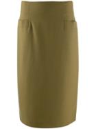 Ballantyne Vintage 1990's High Rise Straight Skirt - Green