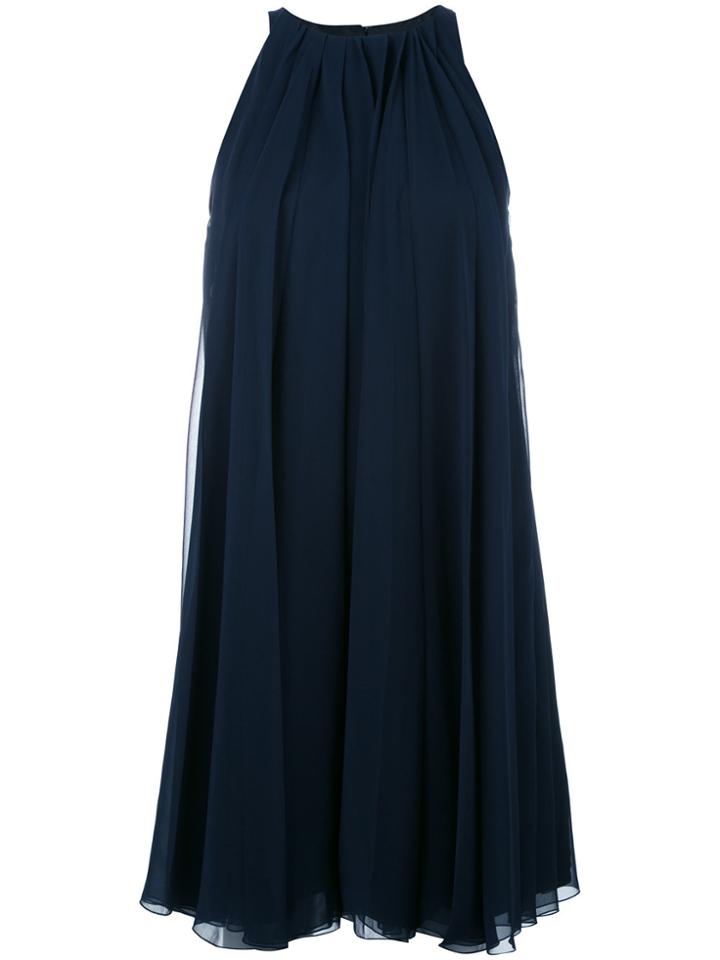 Lanvin Pleated Layered Dress - Blue