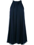 Lanvin Pleated Layered Dress - Blue