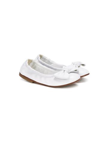 Montelpare Tradition Bow Detail Ballerinas - White